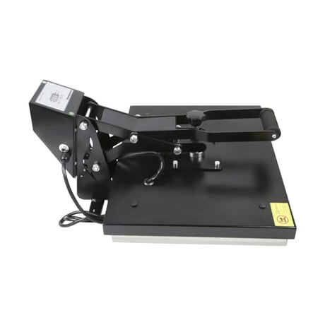 Heat Press Machine, 1400W Clamshell Digital Sublimation Printer, Digital Control Heat Transfer Machine with Adjustable Pressure & Handle for Producing Advertisements LKOBERTF