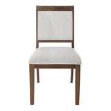 HomePop Classic Parsons Dining Chairs, Neutral Textured Solid (Set of 2) HomePop