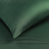 Superior Combed Cotton, 300 Thread Count Pillowcases Set of 2, Single Ply Cotton, Soft and Luxurious Bedding Sets - 20" x 40" King Pillowcase, Hunter Green Superior