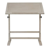 Studio Designs Vintage Drawing/Drafting Table with Pencil Ledge - 36" W x 24" D - Coastal Whitewash - Adjustable Tilting Top SD STUDIO DESIGNS