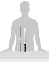 Victorinox Fibrox Pro 12-Inch Slicing Knife with Granton Edge and Black Handle Victorinox