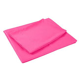 Sfoothome Full Sheets Set - Hotel Luxury 4-Piece Bed Set, Extra Deep Pocket, 1800 Series Bedding Set, Wrinkle & Fade Resistant, Sheet & Pillow Case Set (Full, Hot Pink) Sfoothome