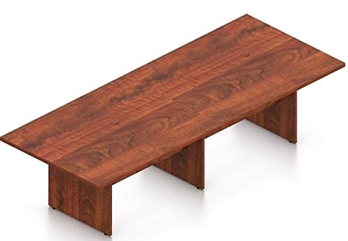 OTG SL12048RECS 10' Rectangular Conference Table, 120" w x 48" d x 29.5" h - American Dark Cherry Offices To Go