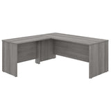 Bush Business Furniture Studio C 72W x 30D L Shaped Desk with 42W Return in Platinum Gray Bush Business Furniture