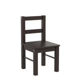 UTEX Child's Wooden Chair Pair for Play or Activity, Set of 2, Espresso … UTEX