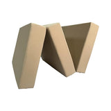 D&D Futon Furniture Tan Twin Size Shikibuton Trifold Foam Beds 6 x 39 x 75, 1.8 lbs high Density Foam, Folding Mattresses D&D Futon Furniture
