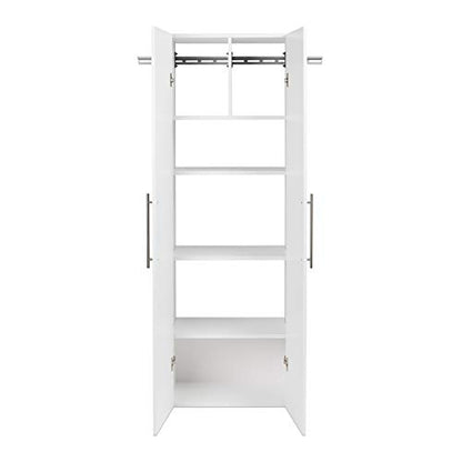 HangUps Large Storage Cabinet, 24", White - WoodArtSupply