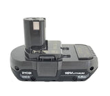 Ryobi P189 18 Volt 1.5 Ah One+ Lithium-Ion Cordless Compact Rechargeable Quick-Release Battery RYOBI