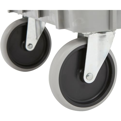 Ironton 500-Lb. Capacity 3 Tray Utility Cart, Maintenance-Free Structural Foam Construction Cargo Pushcart, Scratch Resistant, Easy to Clean Service Ironton