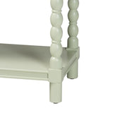 Bali & pari Karnia Console Table with Spindle Legs - 2-Drawer Accent Table with Turned Detailing and Open Shelf Storage for Living Room, Hallway, or Bedroom bali & pari