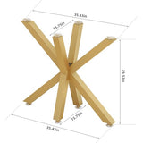 sumatos Metal Console Table Base 30 Inch, Modern Desk Legs for Marble,Glass,Wood Top, Heavy Duty Sofa Table Legs for Hallway,Entry, Living Room,Office 35" L x 16" W x 30" H (Gold) sumatos