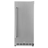 NewAir 15" Commercial Beverage Refrigerator | Weatherproof Stainless Steel Fridge | Built-In or Freestanding Outdoor Patio Fridge For Beer, Wine, Food NCR032SS00 NewAir