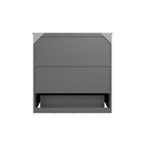 AFI, Northfield Murphy Bed Chest Twin XL with 6" Mattress, Storage Drawer & Built-in USB Charger, Grey AFI