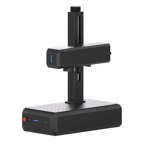 ComMarker B6 30W Fiber Engraver, Auto Focus Screen, Portable Laser Engraver, Color Marking, 150mm x 150mm, Lightburn Compatible, Laser for Metal, Plastic, Jewelry ComMarker