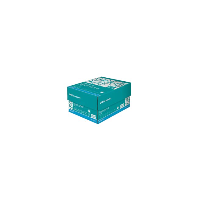 Office Depot Laser Print Paper, 8 1/2in. x 11in., 24 Lb, 30% Recycled, 500 Sheets Per Ream, Case Of 3 Reams, 751440 Office Depot