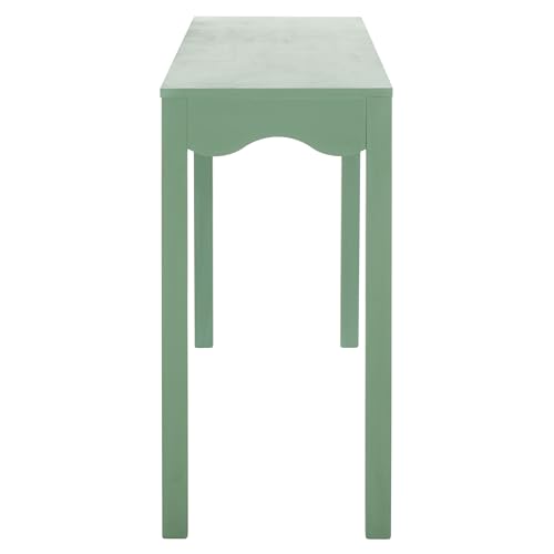SAFAVIEH Home Collection Lilith Farmhouse French Country Sage Wavy Console Table for Entryway, Living Room, Foyer SAFAVIEH