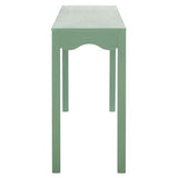 SAFAVIEH Home Collection Lilith Farmhouse French Country Sage Wavy Console Table for Entryway, Living Room, Foyer SAFAVIEH