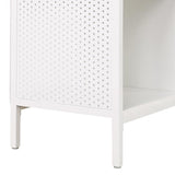 OSP Home Furnishings Ace Contemporary Modern Storage Cube Bookcase, 8 Cubes, White Finish OSP Home Furnishings