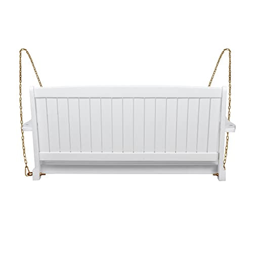 Christopher Knight Home Phoebe Outdoor Acacia Wood Porch Swing, White Christopher Knight Home