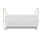 Christopher Knight Home Phoebe Outdoor Acacia Wood Porch Swing, White Christopher Knight Home