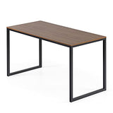 ZINUS Jennifer 55 Inch White Frame Desk, Computer Workstation, Office Desk, Easy Assembly, White Zinus