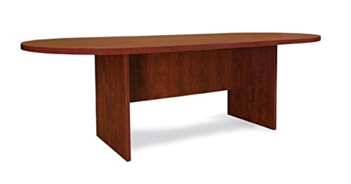 Offices To Go 8 Ft Conference Room Table 95" W X 44" D X 29 1/2" H Weight: 212 Lbs One Piece Top Slab Base - American Dark Cherry Offices To Go