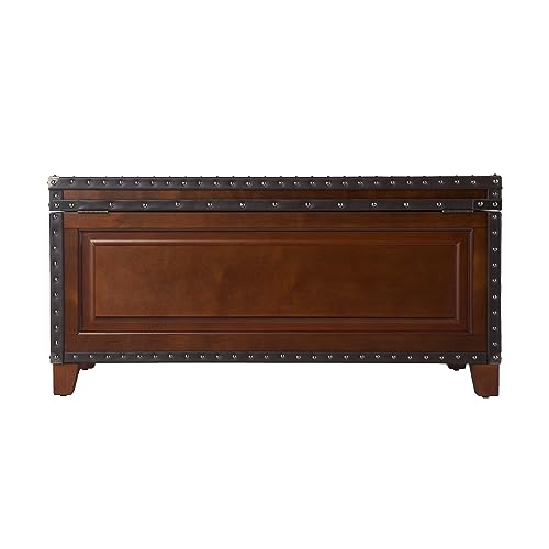SEI Furniture Amherst Trunk Coffee Table w/ Storage, Brown SEI Furniture