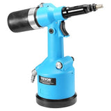 VEVOR Air Riveter, Pneumatic Air Riveter, 20.2KN Pulling Force Pop Rivet Gun Tool Kit, Heavy Duty Air Hydraulic Rivet Gun for Mechanic Tool, Construction, Home Improvement - With 13 Size Nose Pieces VEVOR