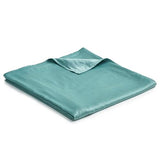 YnM Exclusive Cooling Duvet Cover for Weighted Blankets with 16 Strings (Sea Grass, 48"x72") YnM