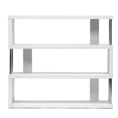 Baxton Studio Barnes 3-Shelf Modern Bookcase, White Baxton Studio