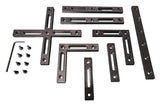 Laser Engraver Fence Kit for xTool F1 & F2 – 8 Piece Fixture & Guide Set with Hardware and Tool, Fits xTool F1, F1 Lite, and F2 Generic