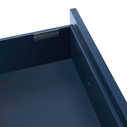 Safavieh Home Collection Johni Navy and Gold 5-Shelf Storage Etagere SAFAVIEH