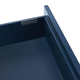 Safavieh Home Collection Johni Navy and Gold 5-Shelf Storage Etagere SAFAVIEH