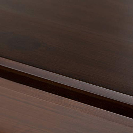 SIMPLIHOME Artisan Solid Pine Wood 54 inch Contemporary Sideboard Buffet Credenza in Russet Brown features 2 Doors, 6 Drawers and 2 Cabinets with Large storage spaces SIMPLIHOME