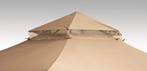 ShelterLogic Outdoor 11' x 11' Magnolia Vented Soft Top Gazebo and Screenhouse ShelterLogic