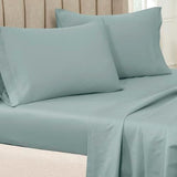 Superior 100% Egyptian Cotton 650 Thread Count, Standard 2-Piece Pillowcase Set, Single Ply, Solid, Teal Superior