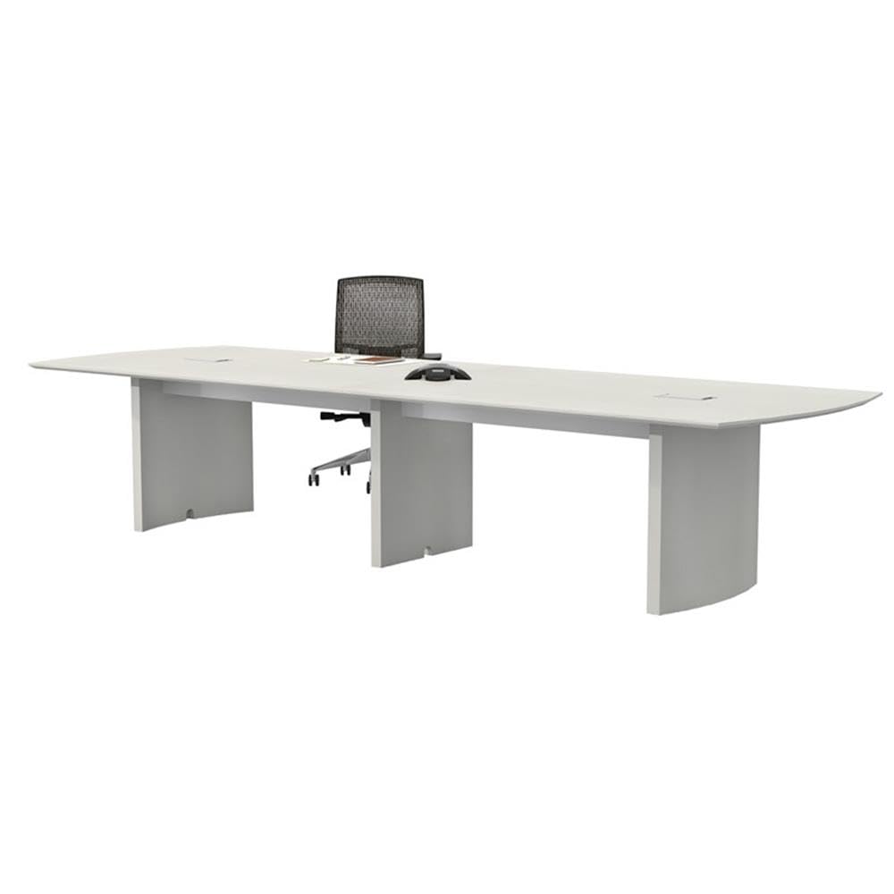 Pemberly Row Modern/Contemporary 12' Conference Table in Sea Salt Pemberly Row