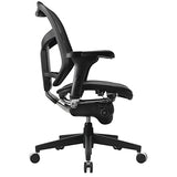 WorkPro® Quantum 9000 Series Ergonomic Mid-Back Mesh/Mesh Chair, Black WorkPro
