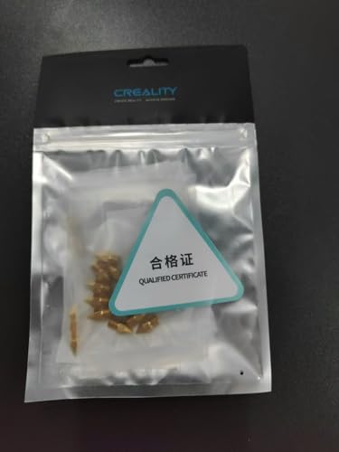 Creality Official MK8 Ender 3 Nozzles 24 pcs 3D Printer Brass Nozzles Extruder for Ender 3 Series and Creality CR-10 0.2mm, 0.3mm, 0.4mm, 0.5mm, 0.6mm, 0.8mm, 1.0mm Printer Nozzle Kit Creality