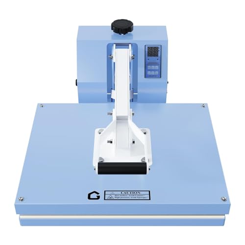 STMHOM Heat Press 16x24, Industrial Heat Press Machine for T Shirts, Fast Heating Digital Heat Transfer Press for Sublimation and Vinyl, Large Clamshell Heat Press for Clothes and Canvas Bags STMHOM