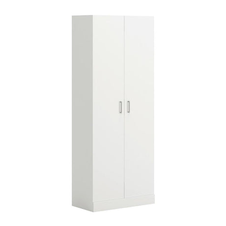 Sauder Storage Cabinet, White Finish Sauder