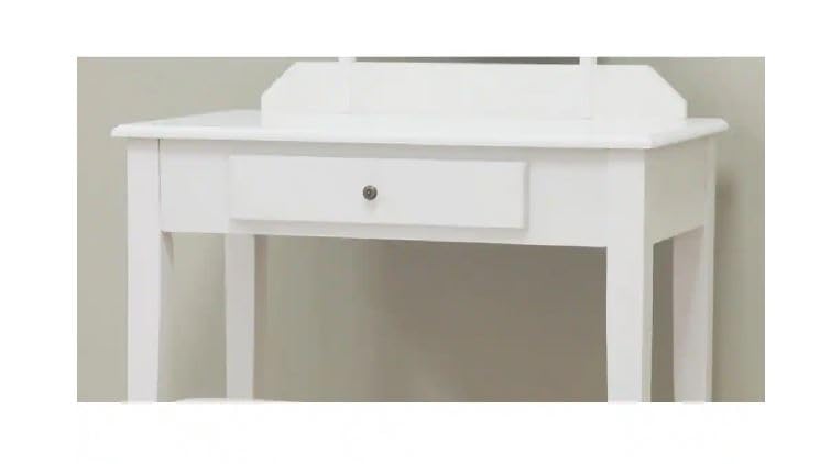 Frenchi Home Furnishing Vanity Set, One Mirror, White Frenchi Furniture