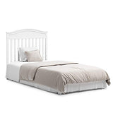 Graco Stella 4-in-1 Convertible Mini Crib with Bonus Mattress (White) – Includes Bonus 2.50 Inch Thick Mattress with Water-Resistant Cover, Converts to Twin Bed with Headboard and Footboard Graco