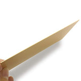 Ebamaz Anodized Aluminium Laser Engraved Mount Metal Plate Etching Sheets 100X50mm Round Corner with Adhesive(Golden,Blank,10PCS) ebamaz