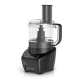 BLACK+DECKER Food Processor and Vegetable Chopper, Stainless Steel Blade, 8-Cup Capacity, 450W Power with Attachments to Shred, Slice, Mince, Grind, and Puree BLACK+DECKER
