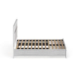 Acme Naima Eastern King Wooden Bed with Storage in White ACME Furniture