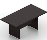 OTG SL7142RECS 6' Rectangular Conference Table, 71" w x 42" d x 29.5" h; 72” Rectangular Conference Table/Slab Base; - American Dark Cherry Offices To Go