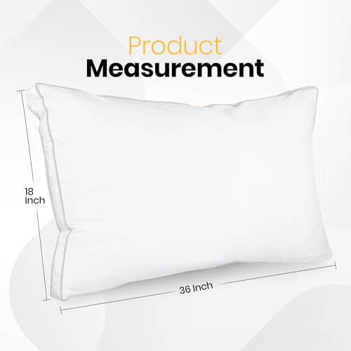 Utopia Bedding Bed Pillows for Sleeping King Size (White), Set of 2, Soft & Fluffy Pillow with Down Alternative Filling, Cooling, Hotel Quality, Gusseted Pillow for Back, Stomach or Side Sleepers Utopia Bedding