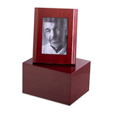 Deering Moments Solid Wood Cremation Urn with Picture Frame, up to 260lb Deering Moments