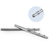 HQMaster CNC Router Bits 1/8" Shank CNC Bit End Mill Flat Nose Carbide Endmill Two Flute Spiral Upcut Milling Cutter Tool Set for Wood PVC MDF Hardwood 10Pcs (3.175mm, Total Length: 50mm) HQMaster